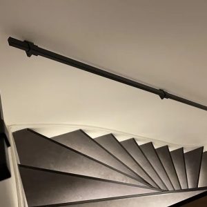 Trapleuning 40x20 met speciale beugel