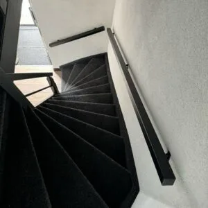 Industriële trapleuning 50x50 op maat