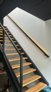 Trapleuning met verlichting