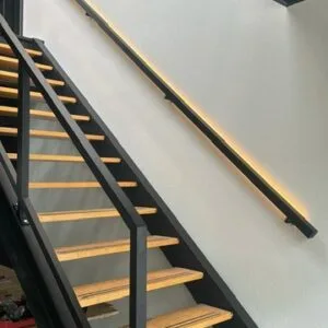 Trapleuning met verlichting