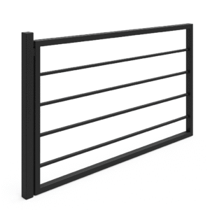 Horizontale balustrade recht