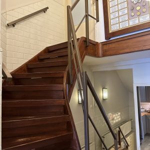 Speciale gouden balustrade