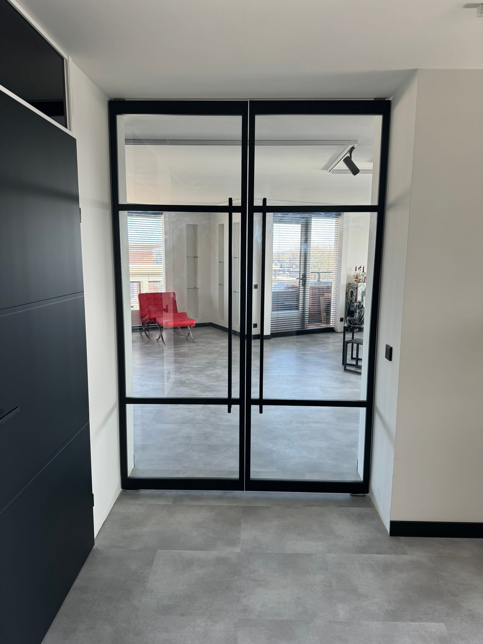 Dubbele taatsdeur met ongelijke vakken Dubbele taatsdeur met ongelijke vakken