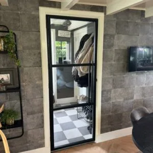 Scharnierdeur in bestaand kozijn