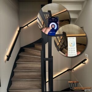 Bedienen met app en afstandsbediening