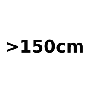 Meer dan 150cm