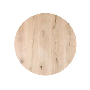 Eiken tafel rond