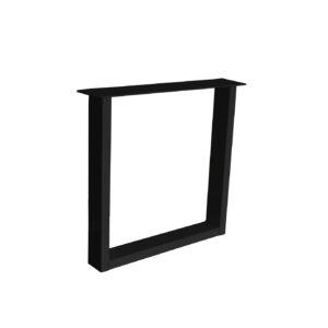 Metaal onderstel  U-mini Zwart 40x100