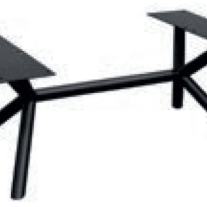 Metaal onderstel Rex Long 1460x700 Zwart