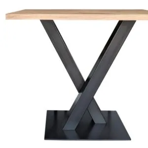 Metaal onderstel  Sta-tafel X-model