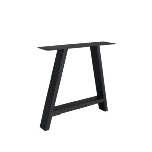 Metaal onderstel A-poot Zwart 40x100mm