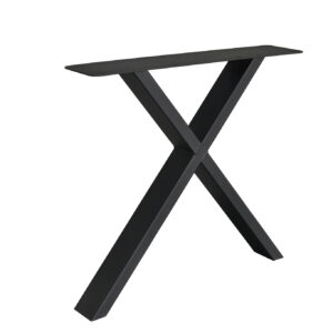 Metaal onderstel  X-mini Zwart 40x100