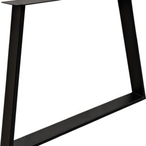 Metaal onderstel Trapeze Zwart 40x100mm