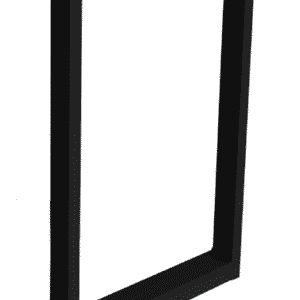 Metaal onderstel U-poot Zwart 40x100mm 1060mm