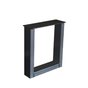 Metaal onderstel  U-mini Zwart 40x80