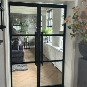 Taatsdeur met 6 gelijke vakken