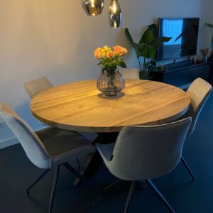 Ronde tafel met matrix poot