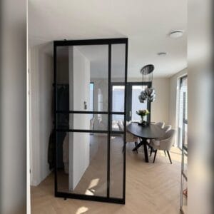 XXL Taatsdeur 120cm breed met smoke glas