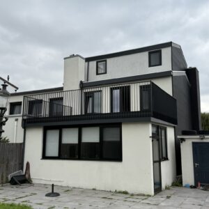 Metalen buitenbalustrade