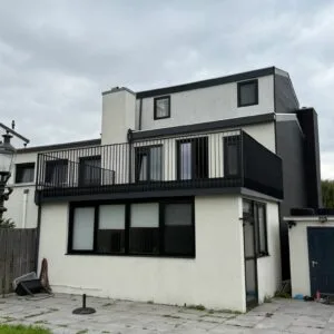 Metalen buitenbalustrade